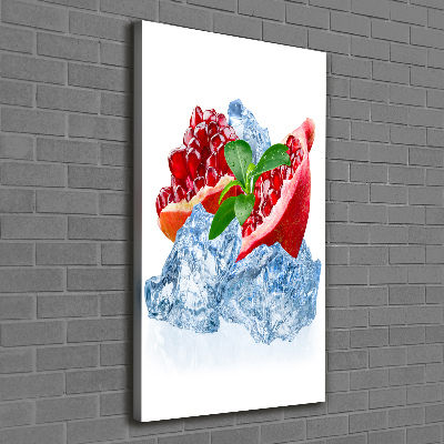 Quadro su tela canvas verticale Granata