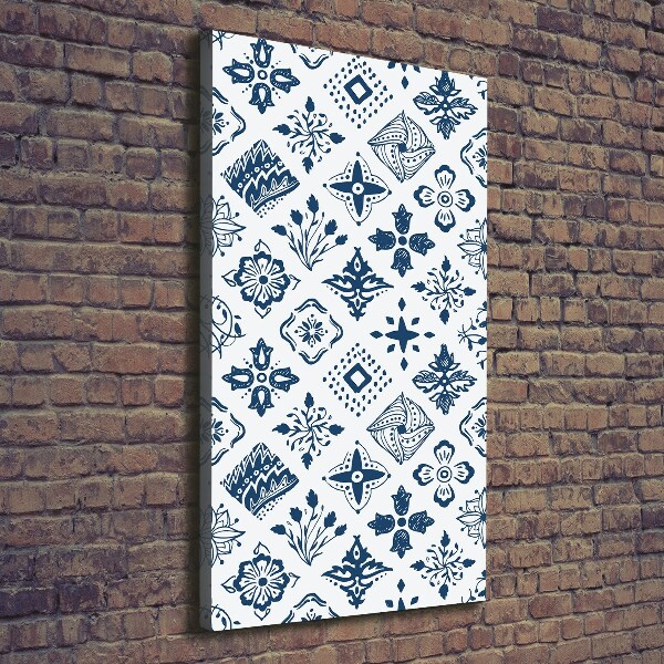 Quadro foto su tela verticale Motivo floreale