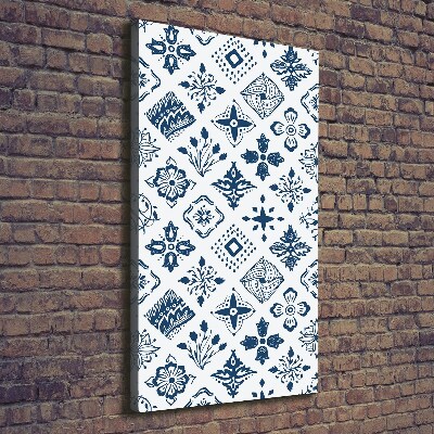 Quadro foto su tela verticale Motivo floreale