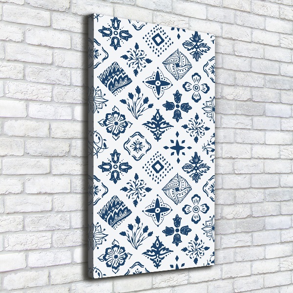 Quadro foto su tela verticale Motivo floreale