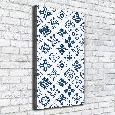 Quadro foto su tela verticale Motivo floreale