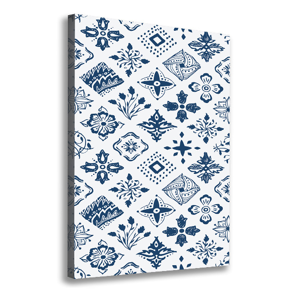 Quadro foto su tela verticale Motivo floreale