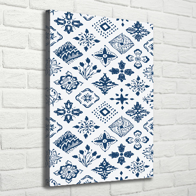 Quadro foto su tela verticale Motivo floreale