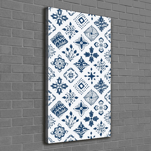 Quadro foto su tela verticale Motivo floreale