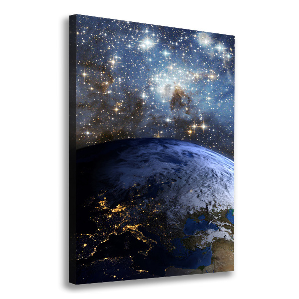 Stampa quadro su tela verticale Pianeta Terra