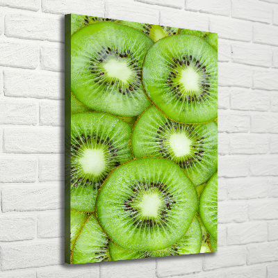 Stampa quadro su tela verticale Kiwi