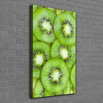 Stampa quadro su tela verticale Kiwi