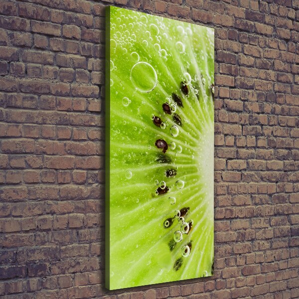 Quadro foto su tela verticale Kiwi