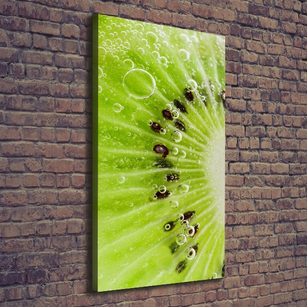 Quadro foto su tela verticale Kiwi