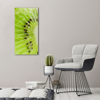 Quadro foto su tela verticale Kiwi