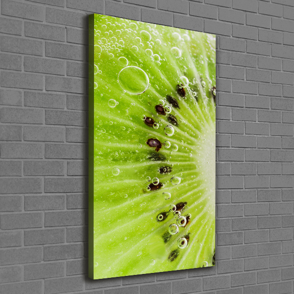 Quadro foto su tela verticale Kiwi