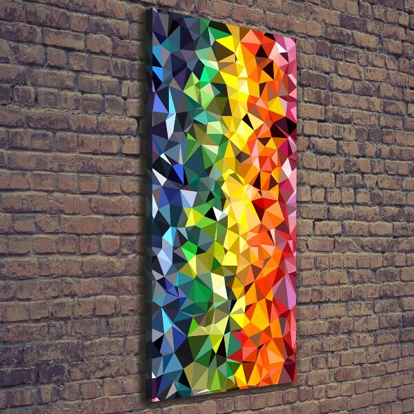 Stampa quadro su tela verticale Sfondo geometrico