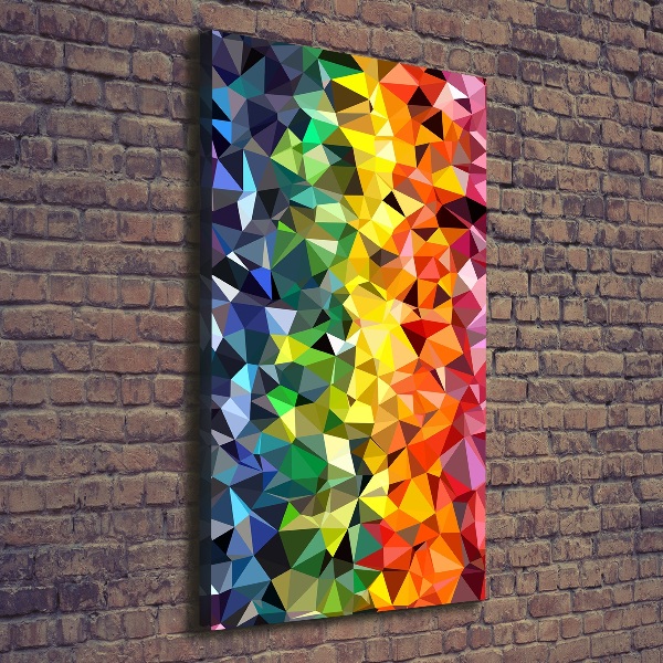 Stampa quadro su tela verticale Sfondo geometrico