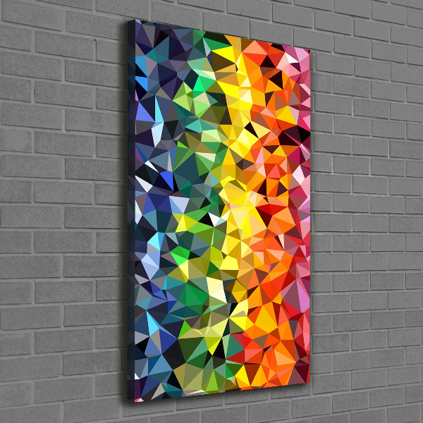 Stampa quadro su tela verticale Sfondo geometrico