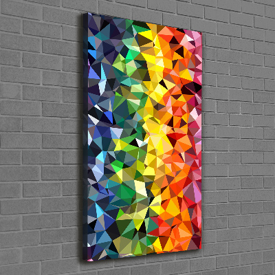 Stampa quadro su tela verticale Sfondo geometrico