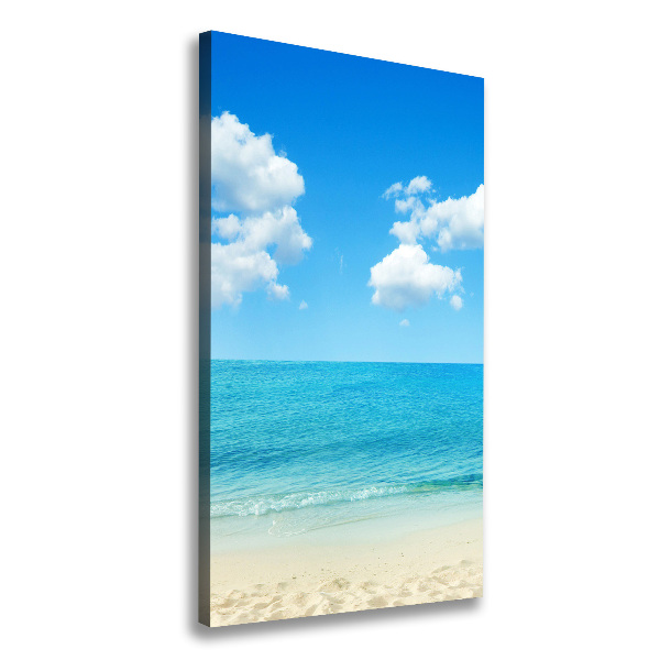 Quadro foto su tela verticale Spiaggia tropicale
