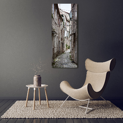 Stampa quadro su tela verticale Via Croazia