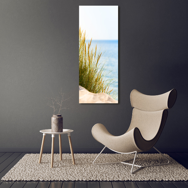 Quadro su tela canvas verticale Dune costiere