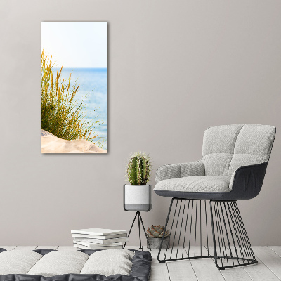 Quadro su tela canvas verticale Dune costiere