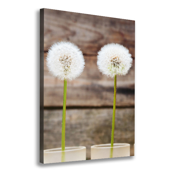 Stampa quadro su tela verticale Denti di leone