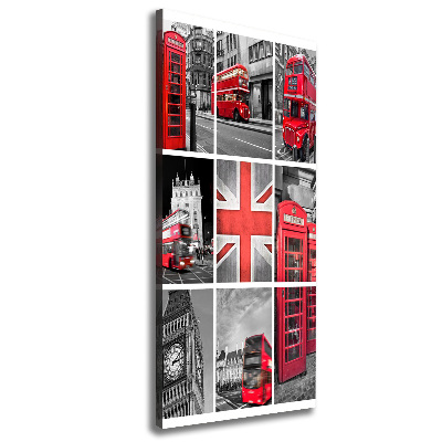 Quadro su tela canvas verticale London College