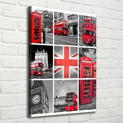 Quadro su tela canvas verticale London College