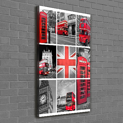 Quadro su tela canvas verticale London College