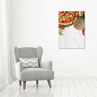 Quadro su tela canvas verticale Pizza