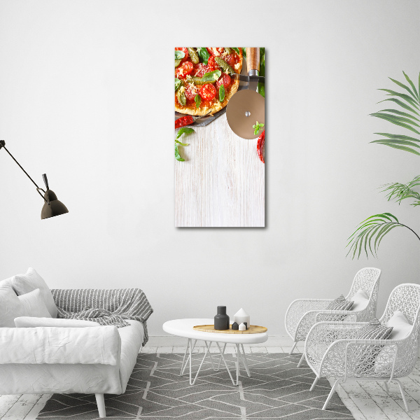 Quadro su tela canvas verticale Pizza