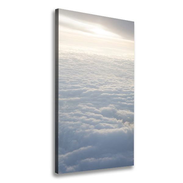Stampa quadro su tela verticale Volo sopra le nuvole