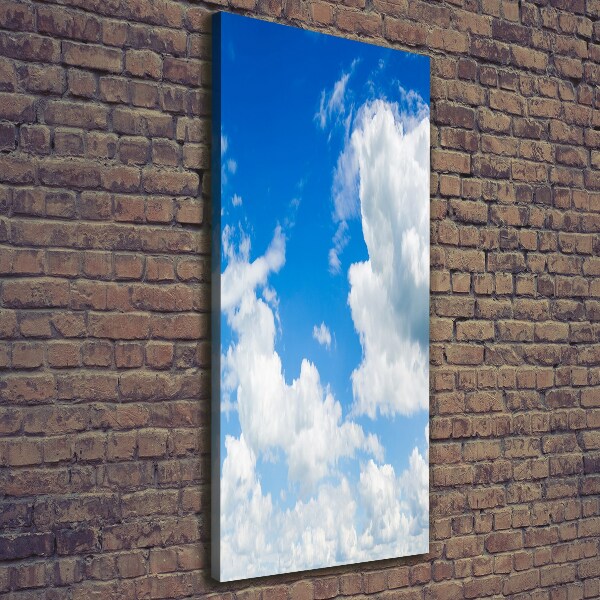Quadro su tela canvas verticale Nuvole nel cielo
