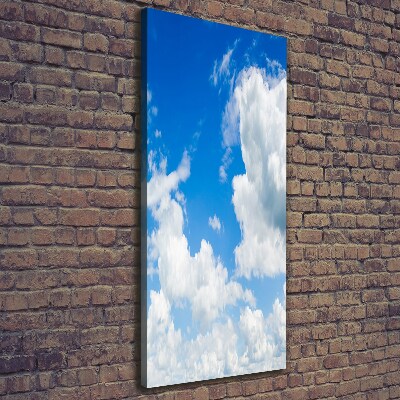Quadro su tela canvas verticale Nuvole nel cielo