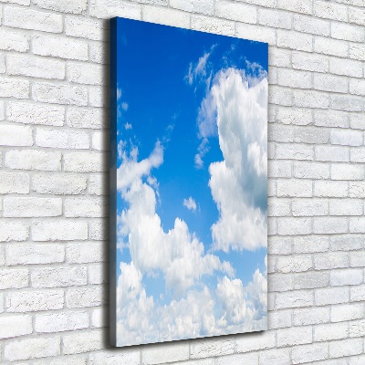 Quadro su tela canvas verticale Nuvole nel cielo