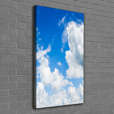 Quadro su tela canvas verticale Nuvole nel cielo