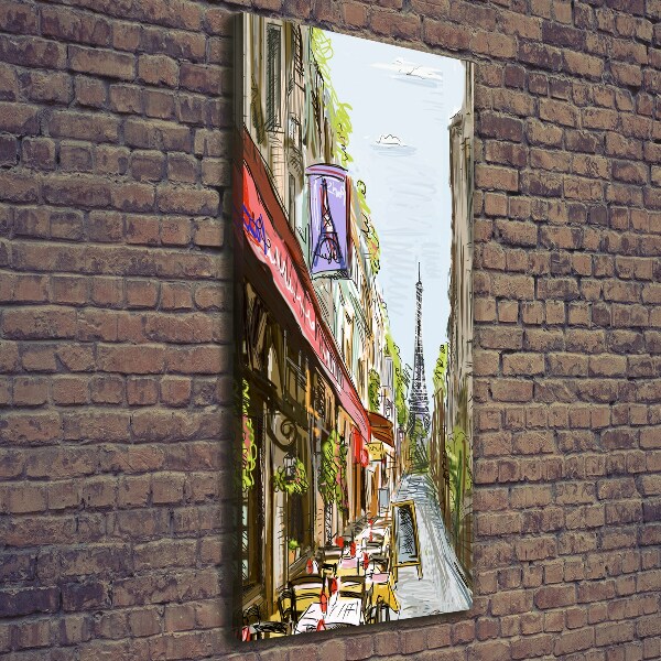 Quadro su tela canvas verticale Torre Eiffel Parigi