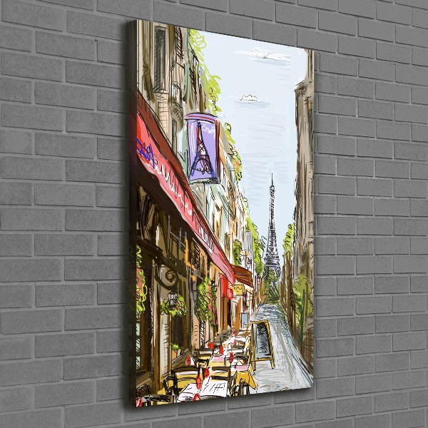 Quadro su tela canvas verticale Torre Eiffel Parigi