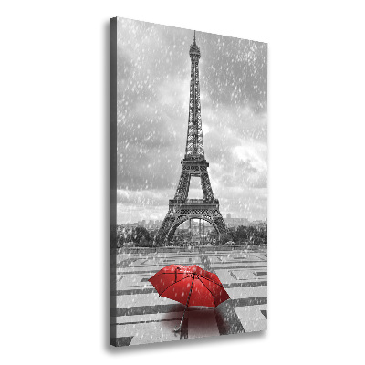 Quadro su tela canvas verticale Torre Eiffel Parigi