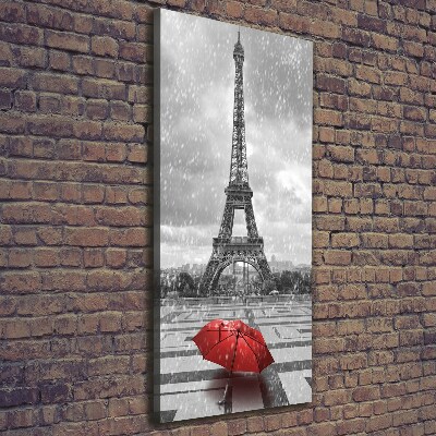 Quadro su tela canvas verticale Torre Eiffel Parigi