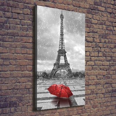 Quadro su tela canvas verticale Torre Eiffel Parigi