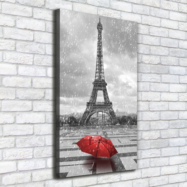 Quadro su tela canvas verticale Torre Eiffel Parigi