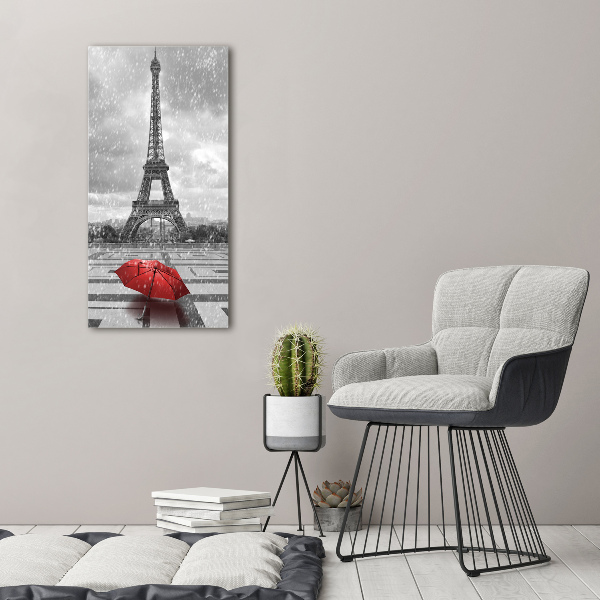 Quadro su tela canvas verticale Torre Eiffel Parigi