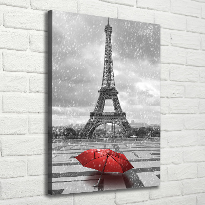 Quadro su tela canvas verticale Torre Eiffel Parigi