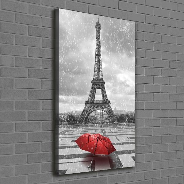 Quadro su tela canvas verticale Torre Eiffel Parigi