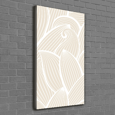 Quadro su tela canvas verticale Petali di rosa