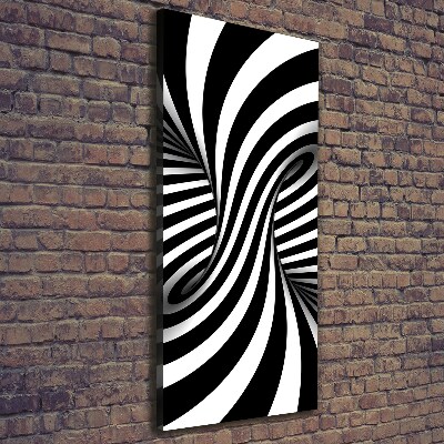 Stampa quadro su tela verticale Vortice astratto