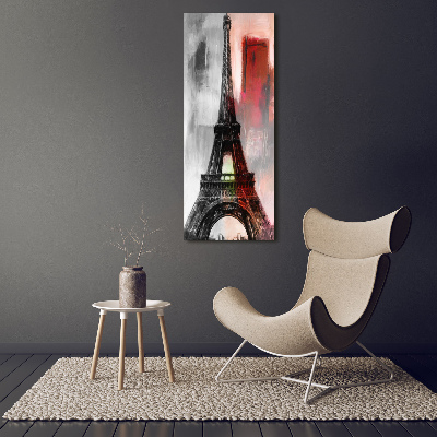 Stampa quadro su tela verticale Torre Eiffel Parigi