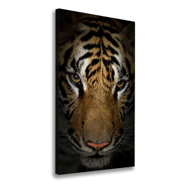 Stampa quadro su tela verticale Tigre