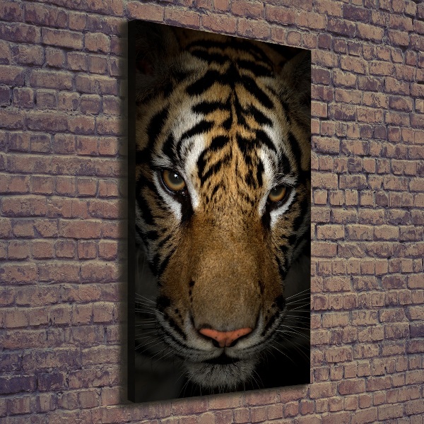 Stampa quadro su tela verticale Tigre