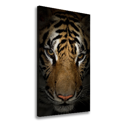 Stampa quadro su tela verticale Tigre