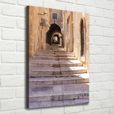 Stampa quadro su tela verticale Gerusalemme, Israele